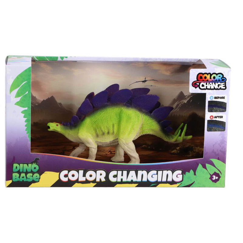 Laad de afbeelding in de Gallery-viewer, Overige Merken Dinobase Color Change Dino Stegosaurus