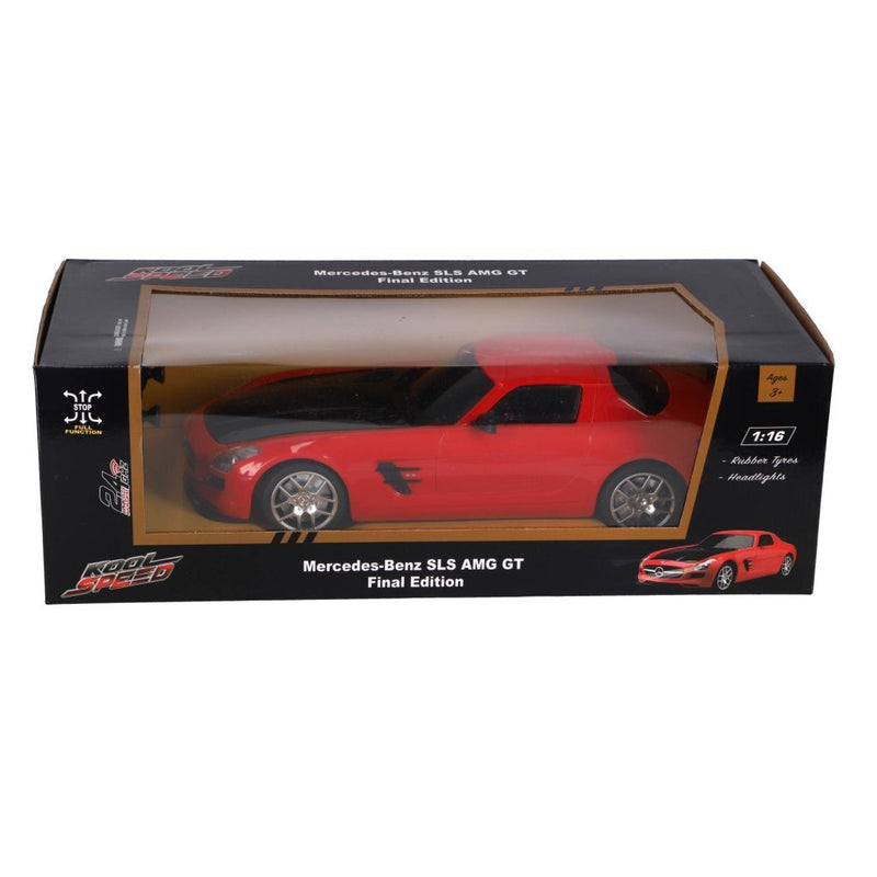 Laad de afbeelding in de Gallery-viewer, Kool Speed Rc Mercedes-Benz Sls Amg Gt Final Edition 1:16 + Licht Rood/Zwart
