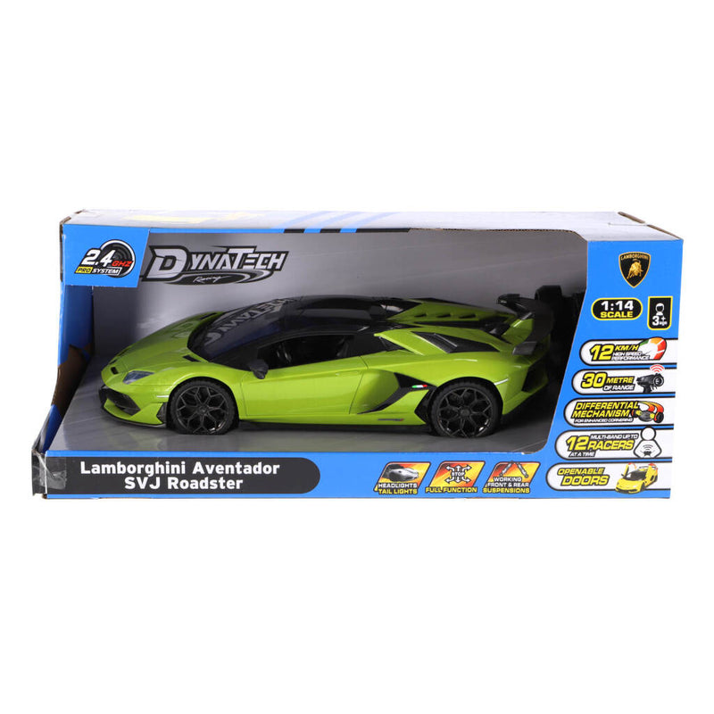 Laad de afbeelding in de Gallery-viewer, Overige Merken Rc Lamborghini Aventador 1:14 + Licht Neon Groen
