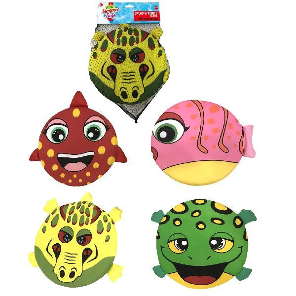 Laad de afbeelding in de Gallery-viewer, Summertime Splash Frisbee Dier 4 Ass.