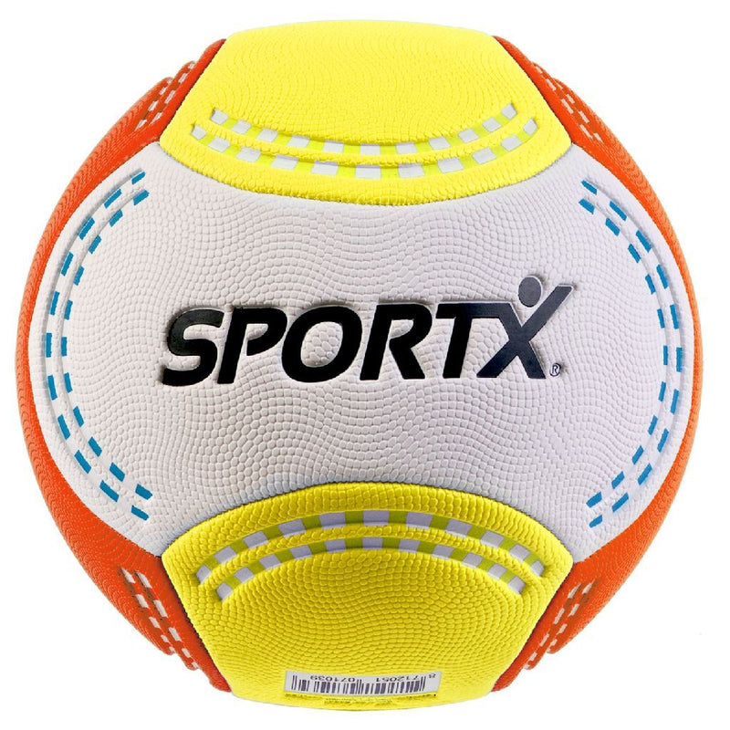 Laad de afbeelding in de Gallery-viewer, Sportx Beach Voetbal 22 Cm Oranje/Geel/Wit