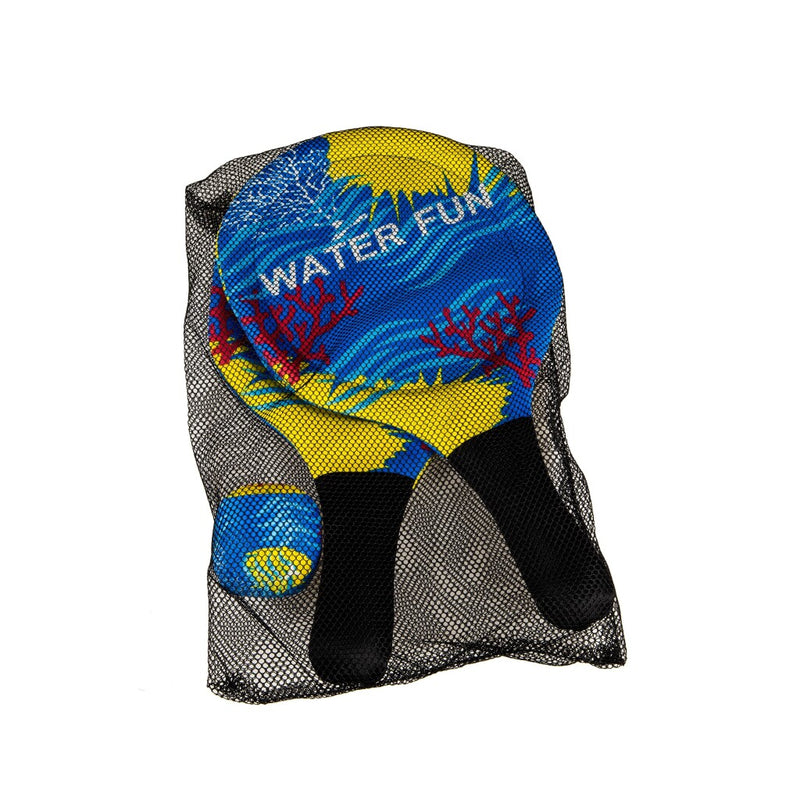 Laad de afbeelding in de Gallery-viewer, Summertime Water Fun Soft Beach Ball Set Blauw/Geel