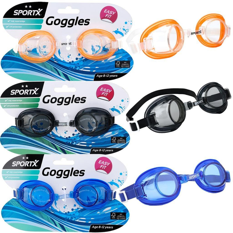 Laad de afbeelding in de Gallery-viewer, Sportx Junior Zwembril 2 Sterren Assorti