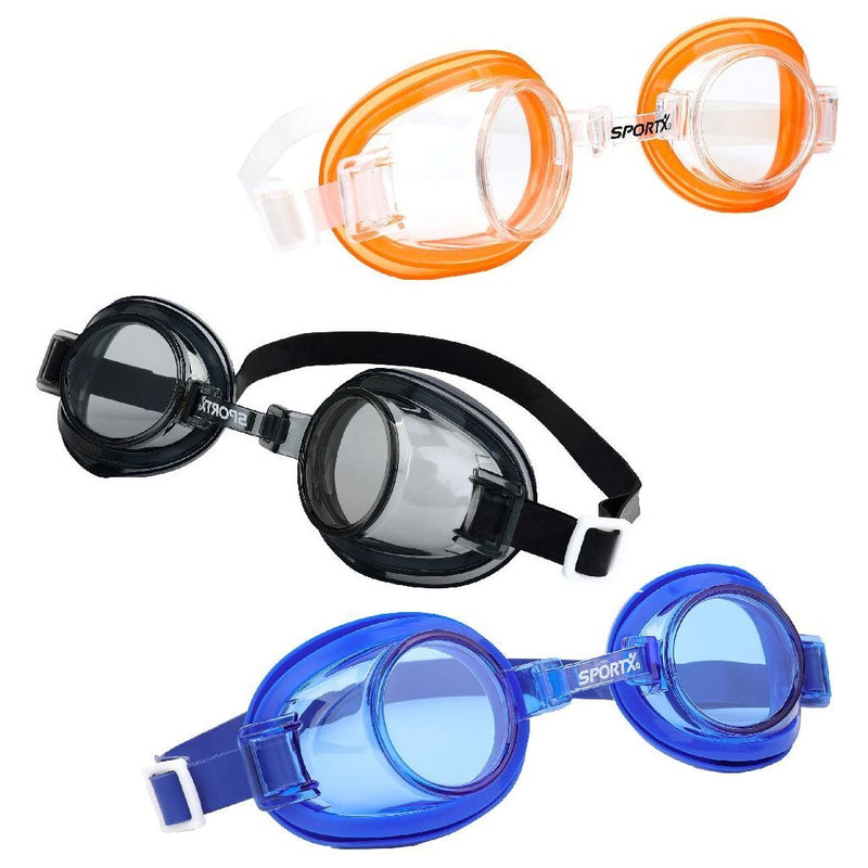 Laad de afbeelding in de Gallery-viewer, Sportx Junior Zwembril 2 Sterren Assorti