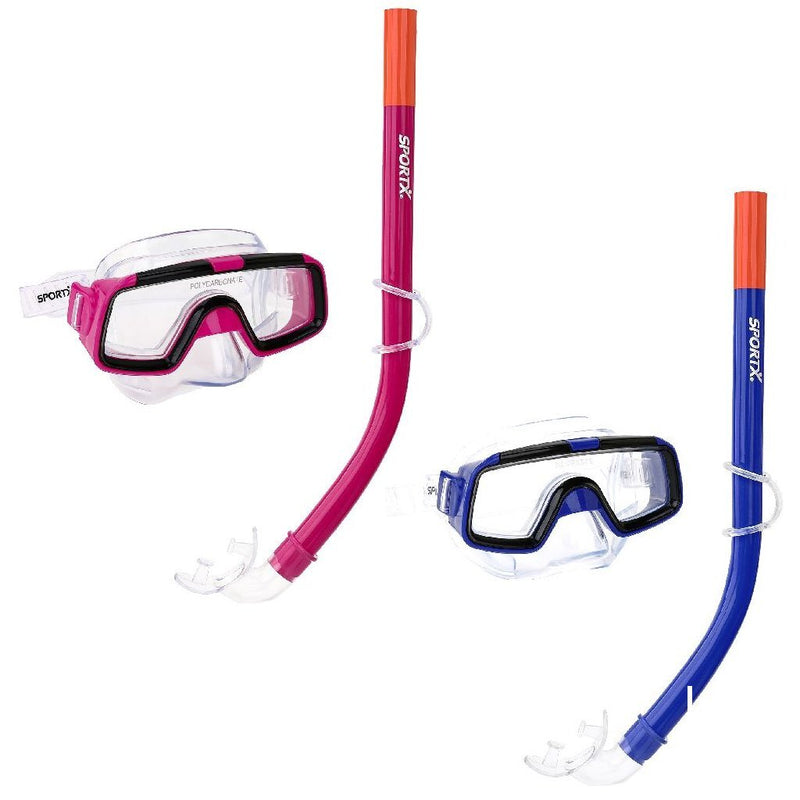 Laad de afbeelding in de Gallery-viewer, Sportx Kids Snorkelset 3 Sterren Assorti