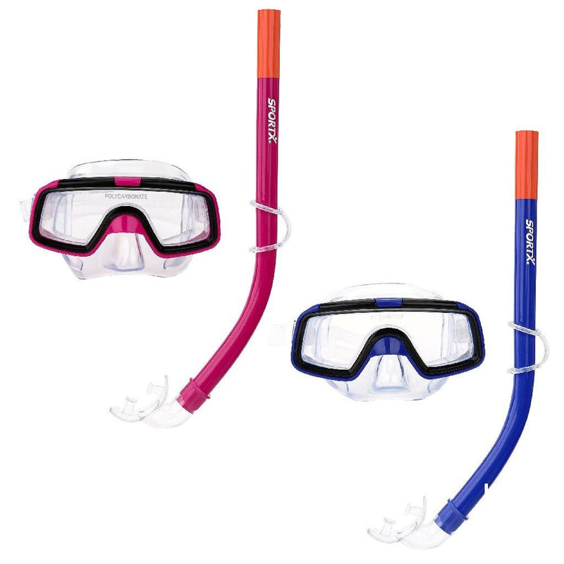 Laad de afbeelding in de Gallery-viewer, Sportx Kids Snorkelset 3 Sterren Assorti