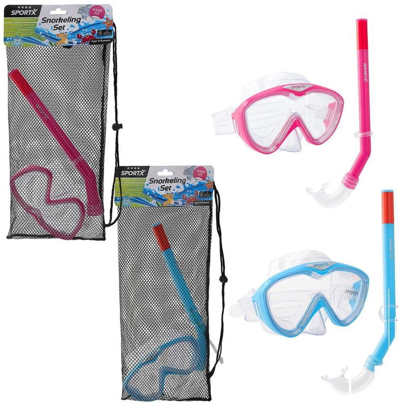 Laad de afbeelding in de Gallery-viewer, Sportx Kids Snorkelset 4 Sterren Assorti