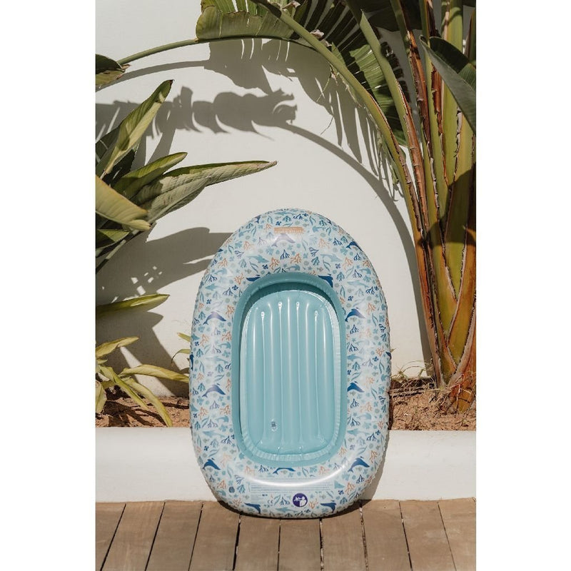 Laad de afbeelding in de Gallery-viewer, Little Dutch Ocean Dreams Opblaasboot 100X67 Cm Blauw