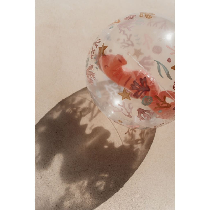 Laad de afbeelding in de Gallery-viewer, Little Dutch Ocean Dreams 3D Strandbal Zeepaardje 35 Cm