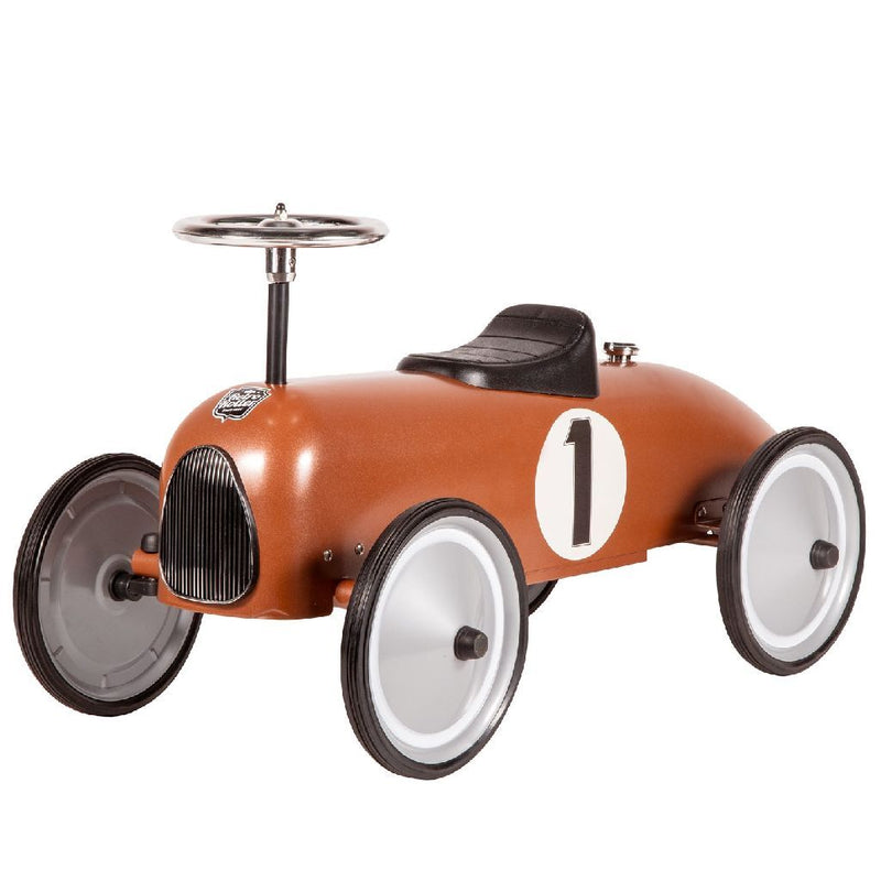 Laad de afbeelding in de Gallery-viewer, Retro Roller Loopauto Chester Brons
