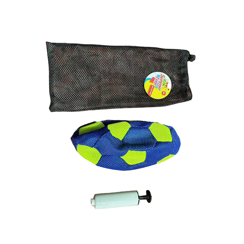 Laad de afbeelding in de Gallery-viewer, Summertime Opblaasbare Bal Met Pomp Blauw/Groen