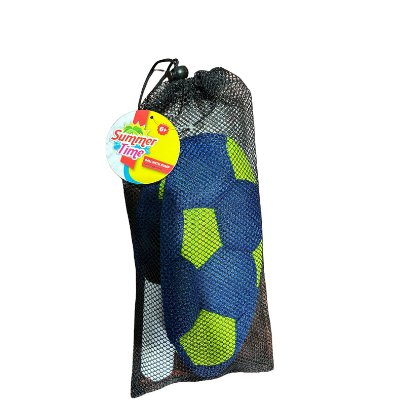 Laad de afbeelding in de Gallery-viewer, Summertime Opblaasbare Bal Met Pomp Blauw/Groen