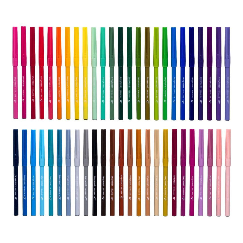 Laad de afbeelding in de Gallery-viewer, Bruynzeel Viltstiften 50 Kleuren