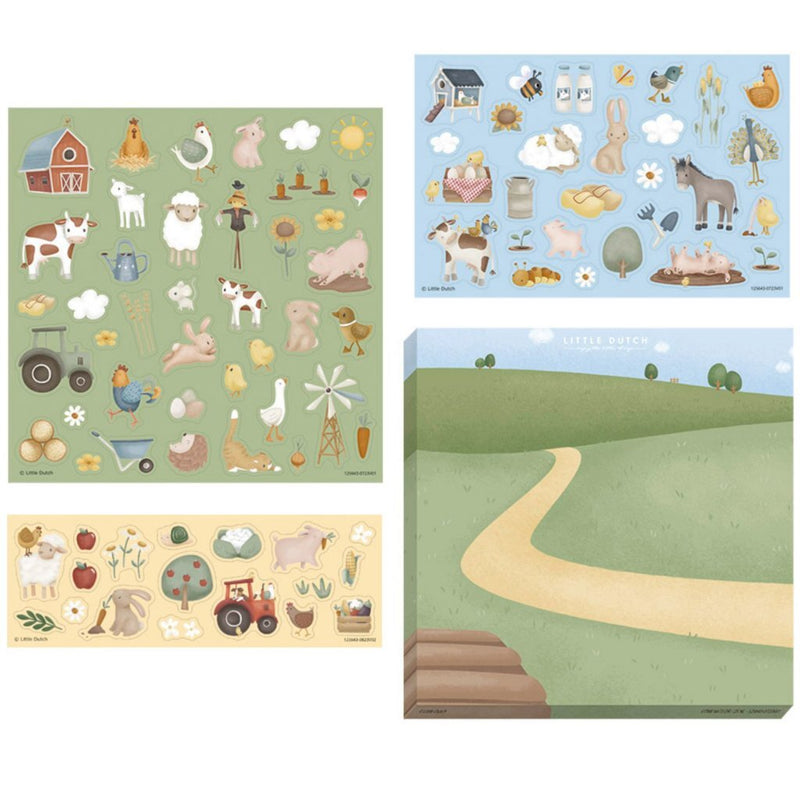 Laad de afbeelding in de Gallery-viewer, Little Dutch Stickerset Boerderij