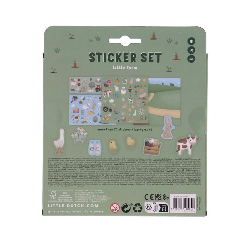Laad de afbeelding in de Gallery-viewer, Little Dutch Stickerset Boerderij