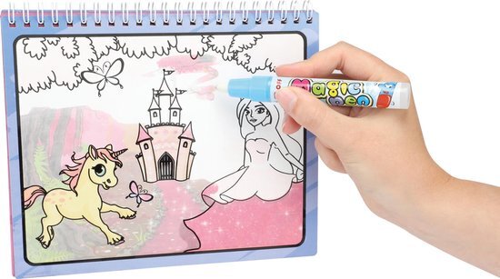 Laad de afbeelding in de Gallery-viewer, Creativity Kleuren Met Water Prinses Met Stift