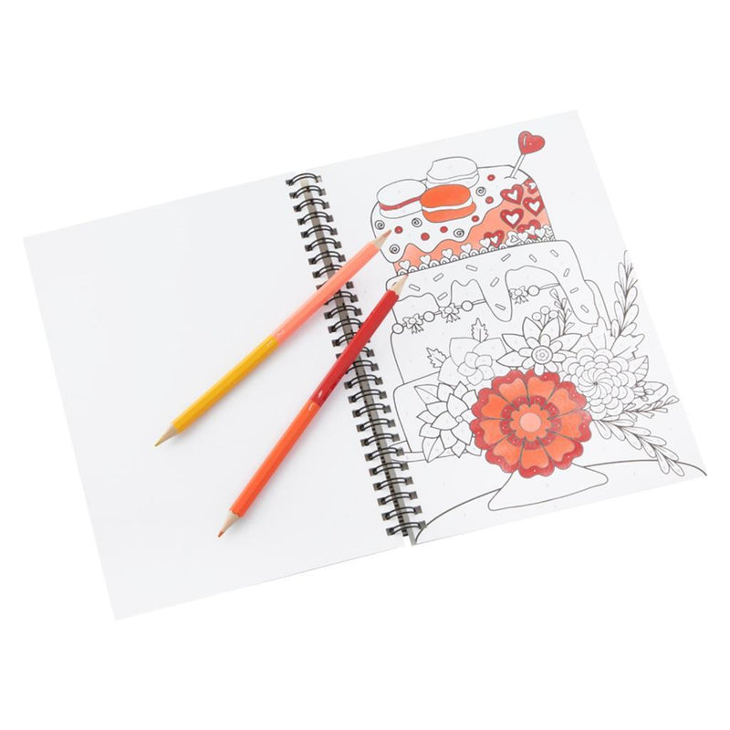 Laad de afbeelding in de Gallery-viewer, Grafix Kleurboek Kleuren Op Nummer + 6 Potloden