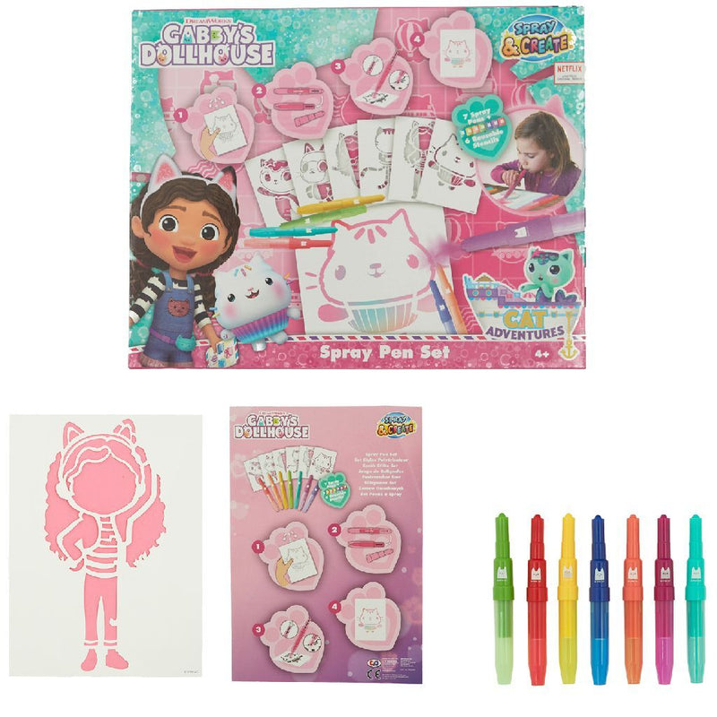 Laad de afbeelding in de Gallery-viewer, Gabby's Dollhouse Gabby'S Dollhouse Spray Pen Set