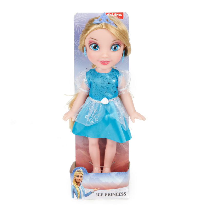 Laad de afbeelding in de Gallery-viewer, Ice Princess Toi-Toys Pop Ijsprinses 28 Cm Blauw