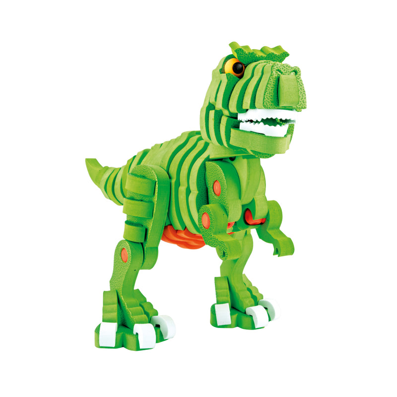 Laad de afbeelding in de Gallery-viewer, Toi-Toys Knutselpuzzel Dinosaurus 25,8 Cm Groen 104-Delig