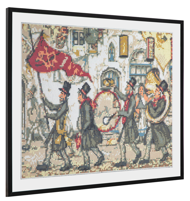 Laad de afbeelding in de Gallery-viewer, Grafix Diamond Painting Anton Pieck Fanfare 40X50Cm