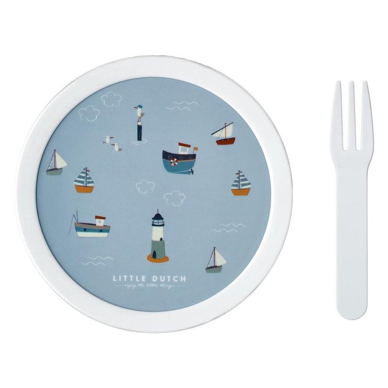 Laad de afbeelding in de Gallery-viewer, Mepal Campus Fruitbox Sailors Bay 300 Ml Wit/Blauw