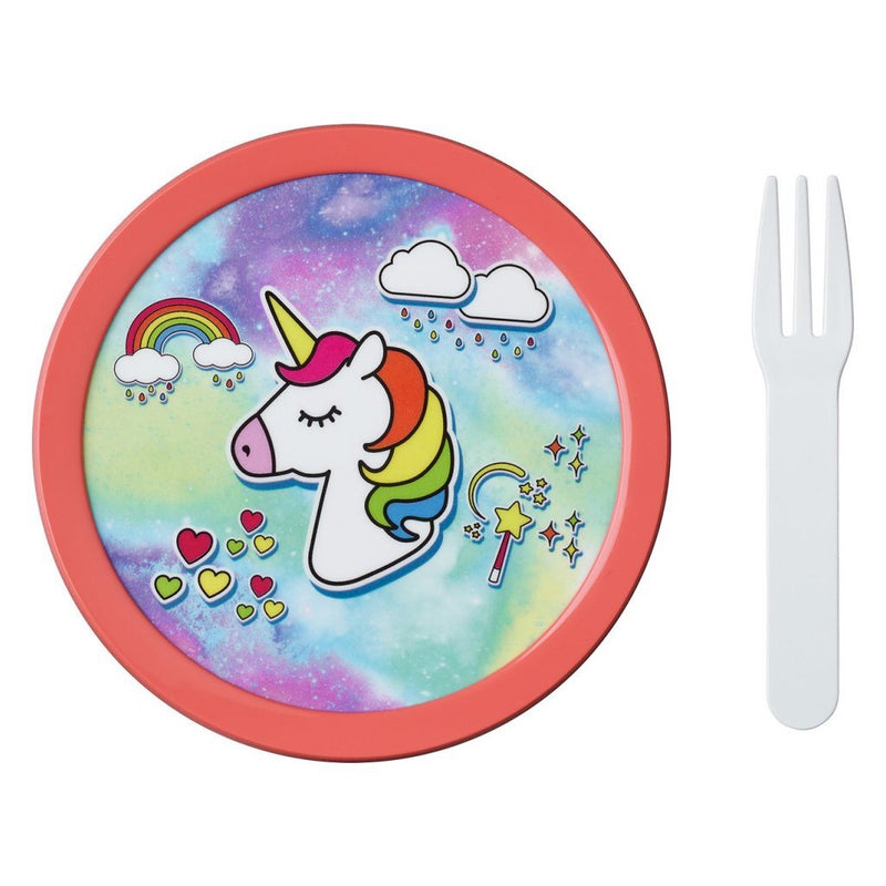 Laad de afbeelding in de Gallery-viewer, Mepal Campus Fruitbox Unicorn 300 Ml Roze/Groen