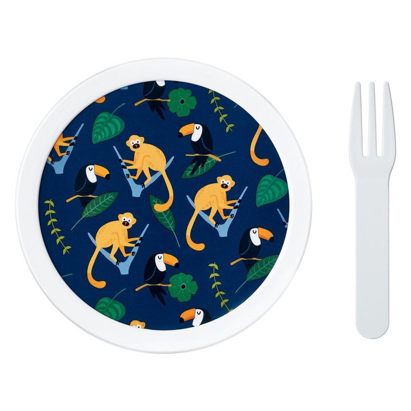 Laad de afbeelding in de Gallery-viewer, Mepal Campus Fruitbox Jungle 300 Ml Wit/Blauw