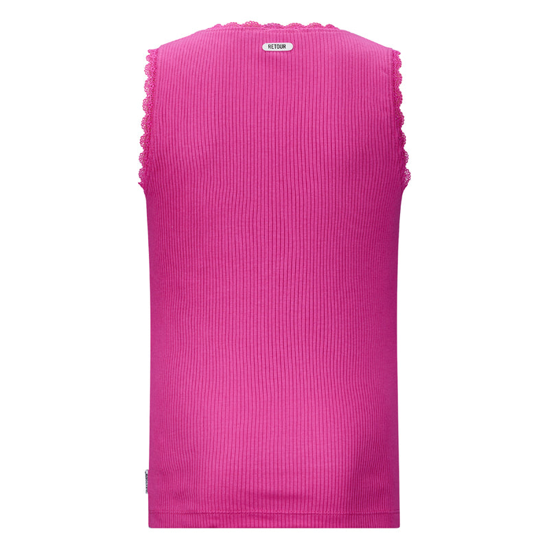 Laad de afbeelding in de Gallery-viewer, Retour Jeans Orlene Topje Raspberry