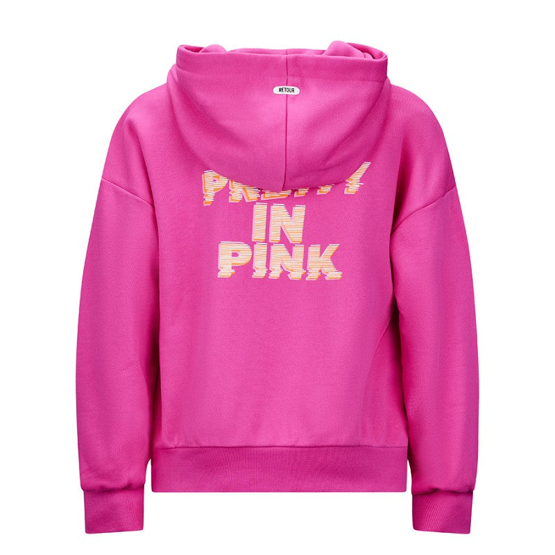 Laad de afbeelding in de Gallery-viewer, Retour Jeans Helga Roze Hoodie