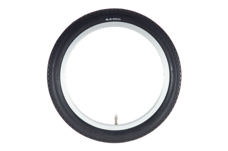 Laad de afbeelding in de Gallery-viewer, Amigo Buitenband M-160 16 X 1.75-1.90 (47-305) zwart 16 inch