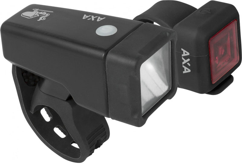 Laad de afbeelding in de Gallery-viewer, Axa Verlichtingsset Niteline T1 Led Zwart