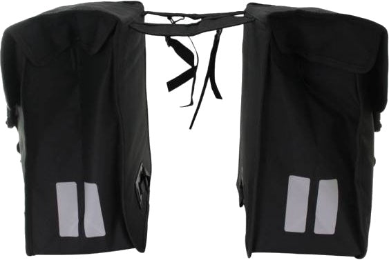 Laad de afbeelding in de Gallery-viewer, Basil Dubbele Fietstas Mara 3Xl 52 Liter Zwart – 17551