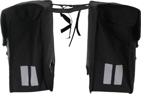 Laad de afbeelding in de Gallery-viewer, Basil Dubbele Fietstas Mara Xxl 47L Zwart