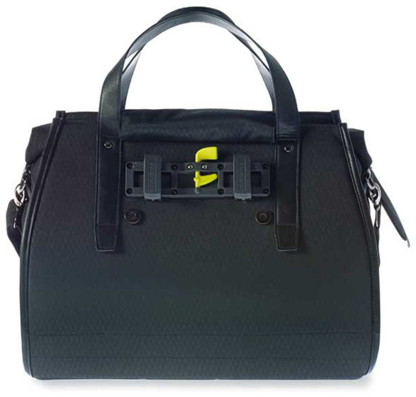 Laad de afbeelding in de Gallery-viewer, Basil Fietsschoudertas Noir 17 Liter Zwart – 17662