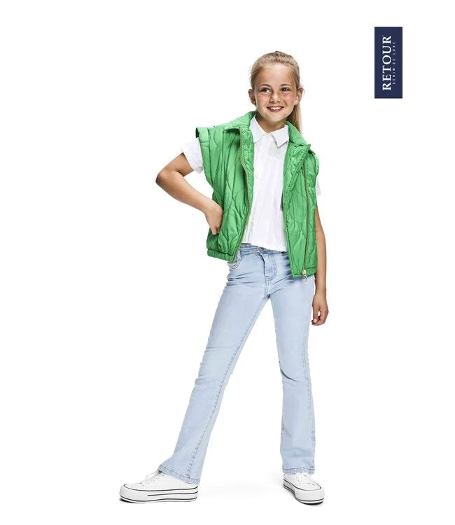 Laad de afbeelding in de Gallery-viewer, Retour Jeans Mikkie Jeansbroek Light Blue Denim