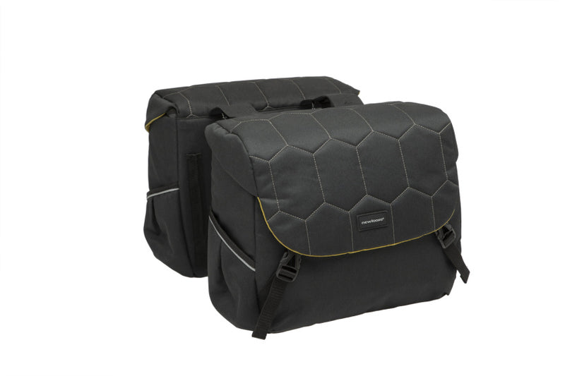 Laad de afbeelding in de Gallery-viewer, New Looxs Mondi Joy Quilted Dubbele Tas 38L Zwart