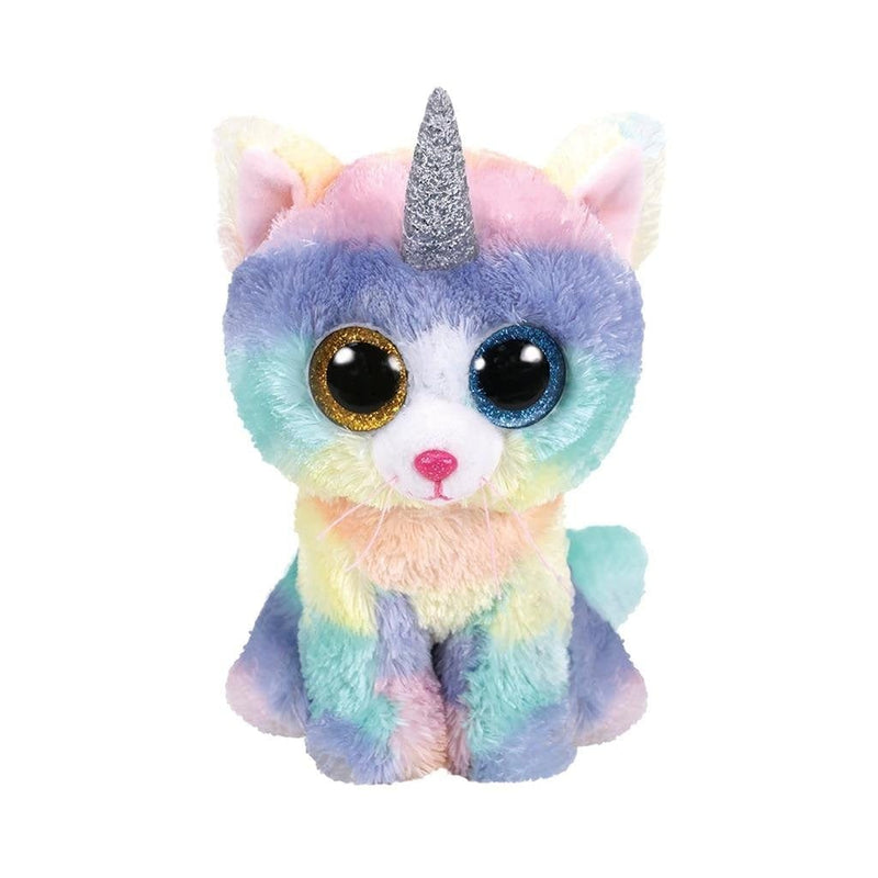 Laad de afbeelding in de Gallery-viewer, Ty Beanie Boos Knuffel Eenhoorn Kat Heather 15 Cm