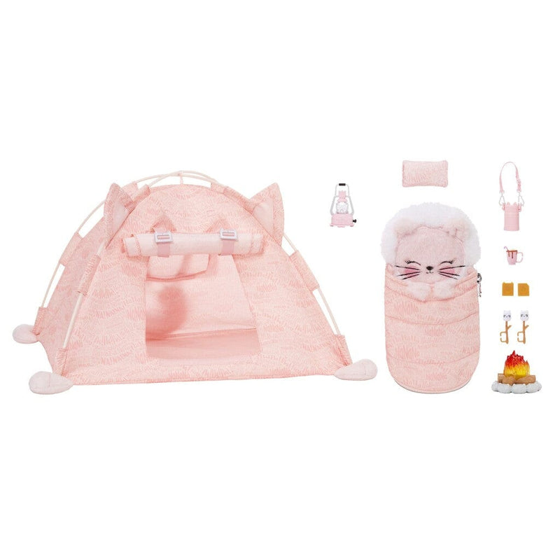 Laad de afbeelding in de Gallery-viewer, Na!Na!Na! Surprise Na! Na! Na! Surprise Kitty-Cat Kampeer Speelset + Licht