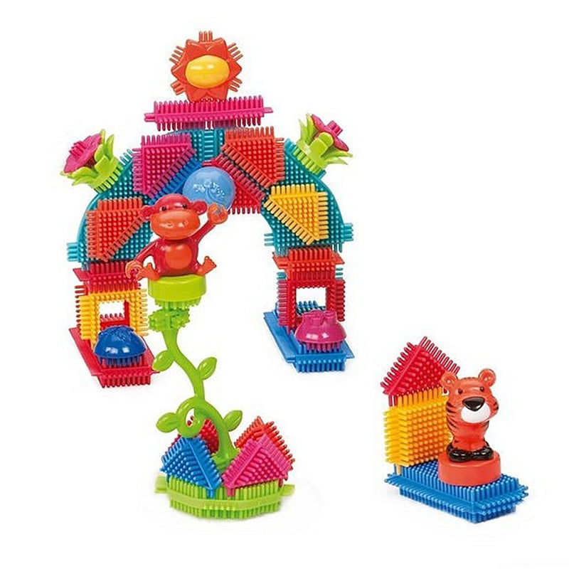 Laad de afbeelding in de Gallery-viewer, Bristle Blocks Jungle Emmer Met 54 Stuks