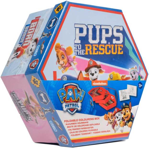 Laad de afbeelding in de Gallery-viewer, PAW PATROL: VOUWBARE KLEURBOX, 41-DELIG