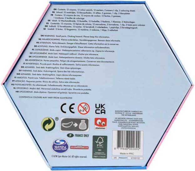 Laad de afbeelding in de Gallery-viewer, PAW PATROL: VOUWBARE KLEURBOX, 41-DELIG