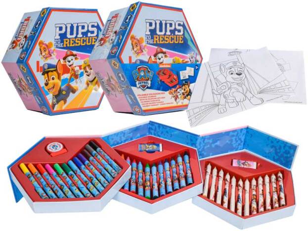 Laad de afbeelding in de Gallery-viewer, PAW PATROL: VOUWBARE KLEURBOX, 41-DELIG