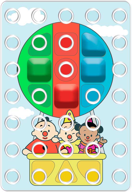 Laad de afbeelding in de Gallery-viewer, BUMBA: SPEL "ARTISTICO" LEER KLEUREN EN VORMEN HERKENNEN