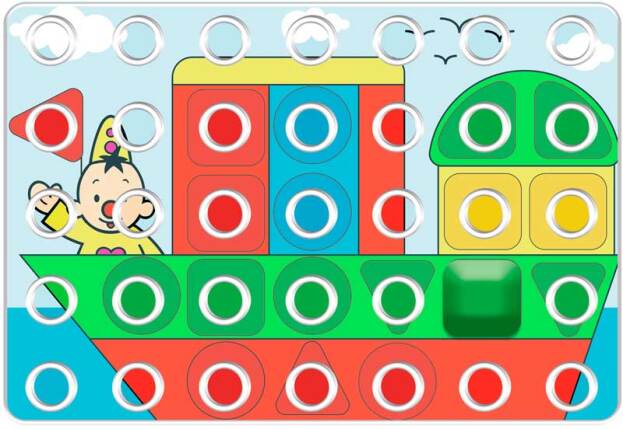 Laad de afbeelding in de Gallery-viewer, BUMBA: SPEL "ARTISTICO" LEER KLEUREN EN VORMEN HERKENNEN