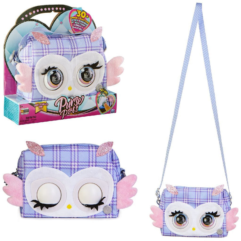 Laad de afbeelding in de Gallery-viewer, Purse Pets Hoot Couture Owl + Geluid