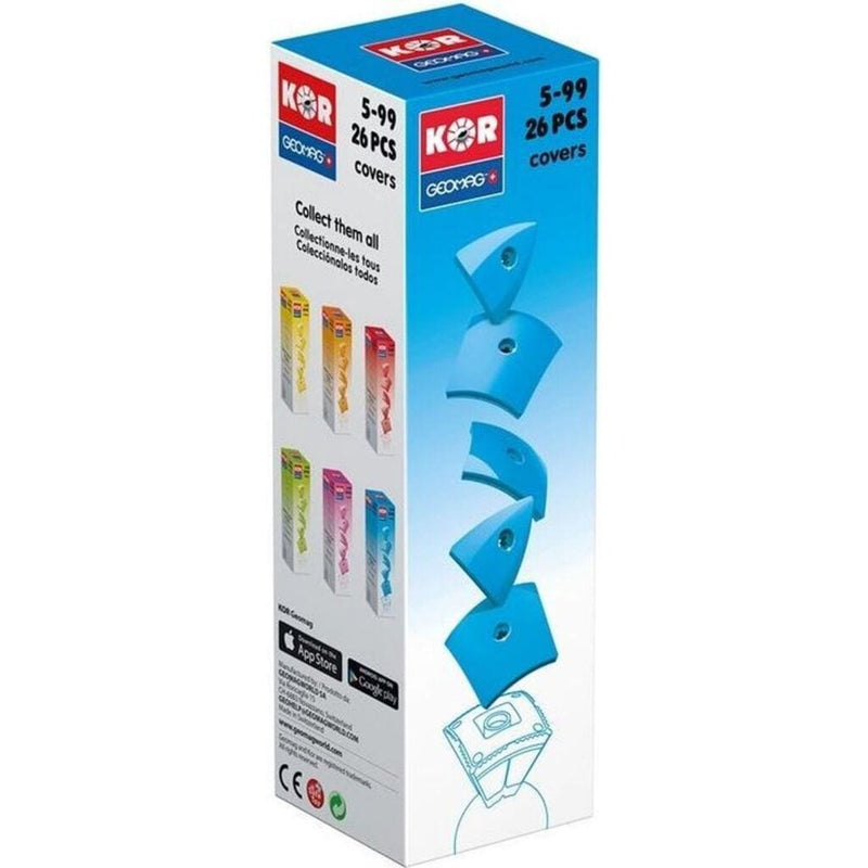 Laad de afbeelding in de Gallery-viewer, Geomag Kor Color Covers 26-Delig Blauw