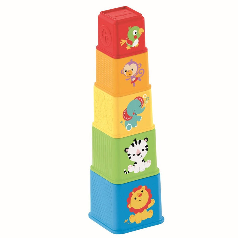 Laad de afbeelding in de Gallery-viewer, Fisher Price Stapelblokken