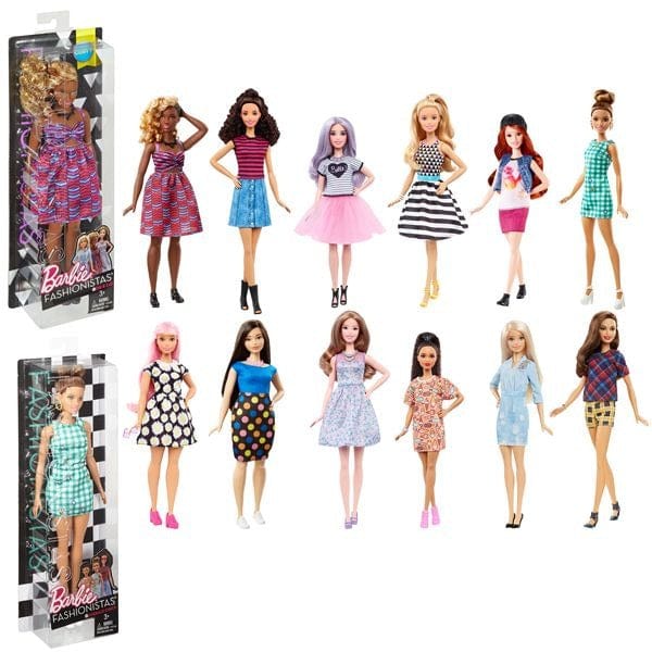 Laad de afbeelding in de Gallery-viewer, Barbie Fashionistas Assorti