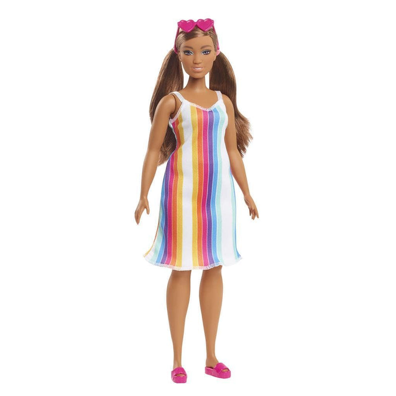 Laad de afbeelding in de Gallery-viewer, Barbie Loves The Ocean Pop Regenboogjurk